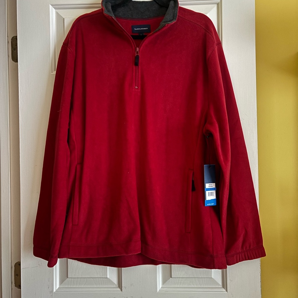 Saddlebred Red Fleece Pullover